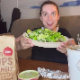 A plump. brunette girl eats a meal from Chipotle, then shits it out later for the camera. She lifts up the poop-filled plate and shows it off too the camera. Presented in 720P HD. About 3 minutes.